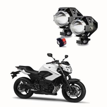 Imagem de Kit Led Farol Milha Moto Yamaha XJ6 N 2010 2011 2012 2013 U5 - Series 