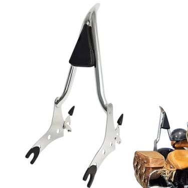 Imagem de Encosto de motocicleta Sissy Bar almofada de descanso de passageiro compatível com acessórios indianos Dark Horse Challenger Chieftain Roadmaster Springfield Pursuit Vintage Chief Limited 14-23 (73,7
