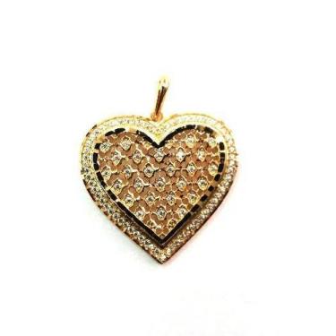 Imagem de Pingente de ouro 18k cuore di fusione - Elegancy Joias