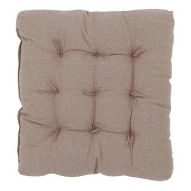 Imagem de Almofada Futon Algodão 40X40Cm Deluxe - Marrom-Escuro - Inspire