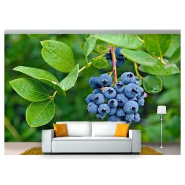 Imagem de Papel De Parede Frutas Mitilos Roxos 3D Al94 - Você Decora