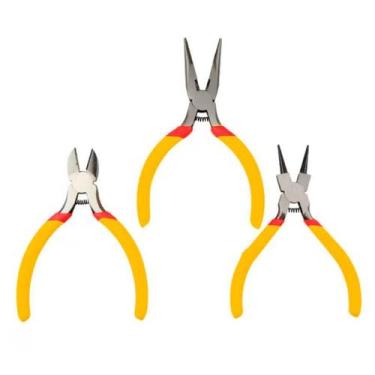 Imagem de Jogo De Mini Alicates Artesanato Eletro Bijuteria 3 Peças - It Blue, P