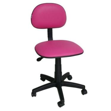 Imagem de Cadeira Secretária Giratória Corano-Rosa. - B&b Comercio Eletronico, R