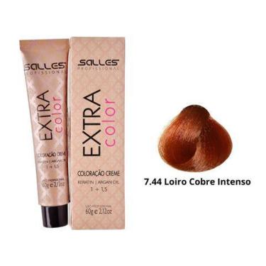 Imagem de Coloração Tintura Extra Color Salles Profissional 60g, 7.44