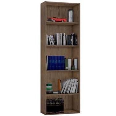 Imagem de Multiuso Livreiro Melany Nichos 4 Prateleiras Castanho - AJL