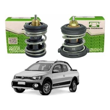 Imagem de 2 Valvula Termostatica Mte Saveiro Cross G6 1.6 2016 A 2017