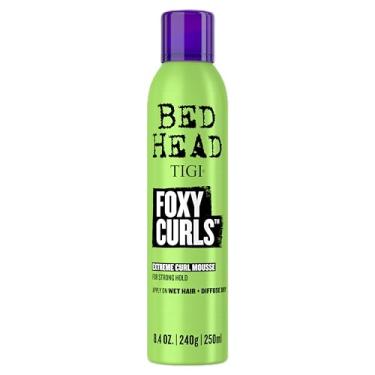 Imagem de TIGI Mousse de cabelo encaracolado Bed Head Foxy Curls para fixação forte, 240 ml