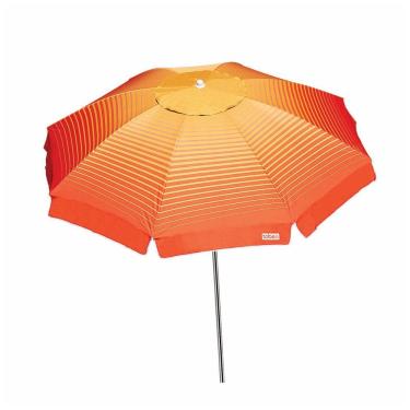 Imagem de Guarda Sol Cancun 2,30m Articulável Alumínio Amarelo/Laranja - 1205 Tobee