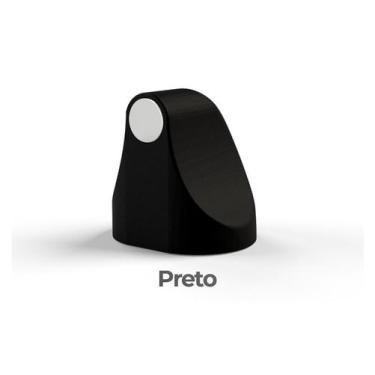Imagem de Prendedor Fixador Trava Porta Comfort Door Magnetico Adesivo Preto Fos