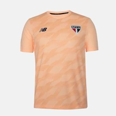 Imagem de Camisa São Paulo Treino2024 Laranja Neon New Balance Oficial, Laranja 