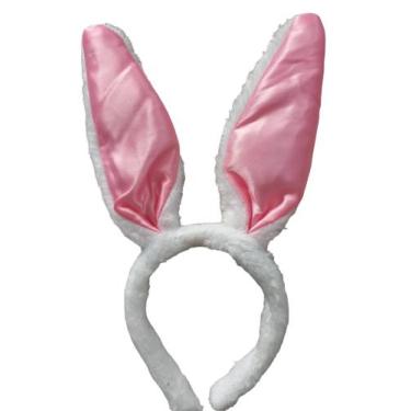 Imagem de Tiara Orelha De Coelho Da Páscoa Adulto Infantil Festa - cor rosa - JF