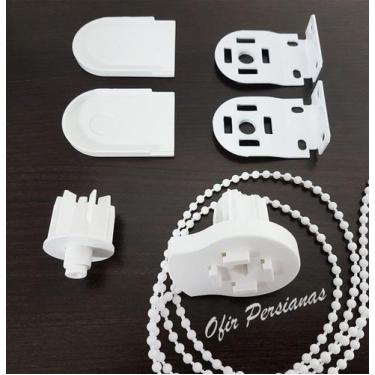 Imagem de Peças Para Persiana/cortina Rolô 1 Kit 32mm C/corrente - Peças Cortina