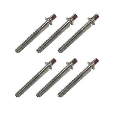 Imagem de Kit 6 Parafuso Afinação De Bateria 45mm X 5mm 7/32  - Noah