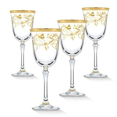 Imagem de Lorren Home Trends Rosalia Flower Vinho tinto, conjunto com 4