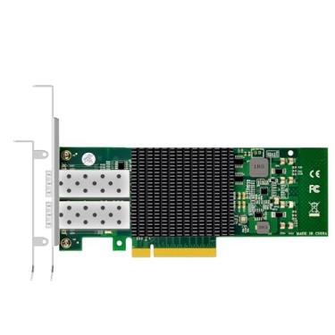 Imagem de Placa de rede GLOTRENDS ST7268 2 portas 10Gb SFP+, interface PCIe 2.0 X8, controlador Intel 82599ES(X520-DA2), compatível com Windows Server/Linux/VMware