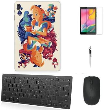 Imagem de Adesivo Galaxy Tab S8 Plus Sm-X806 Alice /Tecl/Mou/Can/Pel - Skin Zabo
