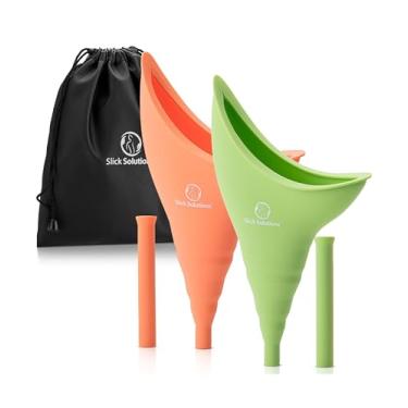 Imagem de Slick- Dispositivo de micção feminino, mictório feminino roxo, mictório para mulheres, funil de xixi para mulheres, funil de xixi feminino, mictório portátil para mulheres, funil de urinol feminino,