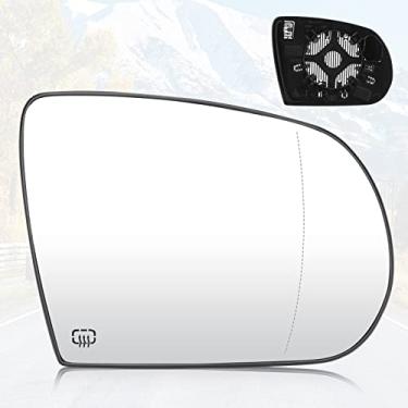 Imagem de Youxmoto 68228918AA Vidro retrovisor aquecido do lado direito do passageiro, substituição para Jeep Cherokee 2014-2019, Jeep Compass 2017-2021, com suporte traseiro, 68228912AA 68228910AA