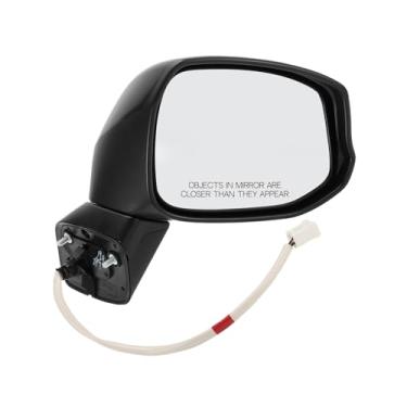 Imagem de Motoforti Espelho retrovisor lateral de substituição para Honda Civic 2012 2013 2014 2015 preto brilhante ajuste do espelho elétrico