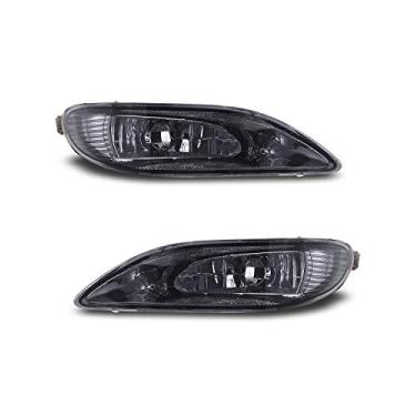 Imagem de Lentes fumadas AUTOWIKI Luzes de neblina para Toyota Camry/ 05-08 Toyota Corolla/ 02-03 Toyota Solara 2 peças (kit de fiação e bruxa incluído)