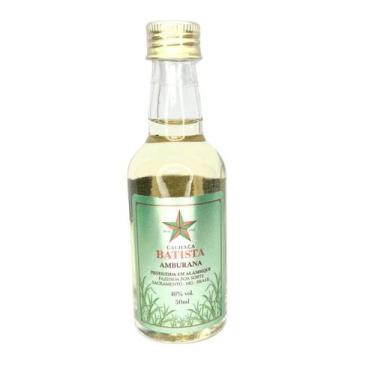 Imagem de Cachaça Premium Amburana - 50ml - Batista