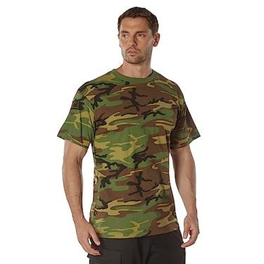 Imagem de Rothco 22672 Camiseta camuflada 100% algodão Cor: Camuflagem florestal, Tamanho: M