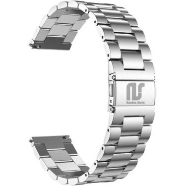 Imagem de Pulseiras premium em aço inoxidável 3 elos Nsmart compatíveis com Amaz
