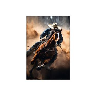 Imagem de Painel De Festa Vertical 1,50 x 2,20 - Cowboy Realista Efeito 3D 016 -
