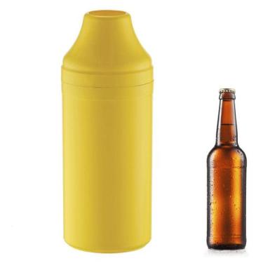 Imagem de Porta Garrafa de Cerveja Tampa Vazada Amarela - Malta