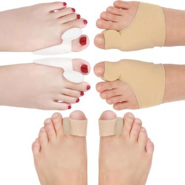 Imagem de Kit 3 Pares Protetor Corretor Joanete alivio da dor Cód-164 - SWG, BEG