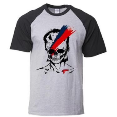 Imagem de Camiseta David Bowie Caveira ExclusivaPLUS SIZE - Alternativo basico, 