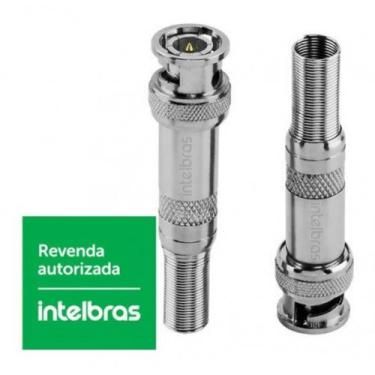 Imagem de 10 Conector Original Intelbras Bnc Mola Conex 1000 Cftv