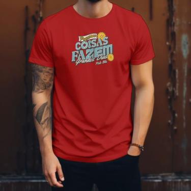 Imagem de Camiseta Masculina Casual Estilosa Leve em Algodão Polo Blu do P ao G1