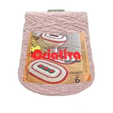 Imagem de Barbante Para Crochê Criativa 500g N.º 6 - Criativa Barbantes, 334 Ros