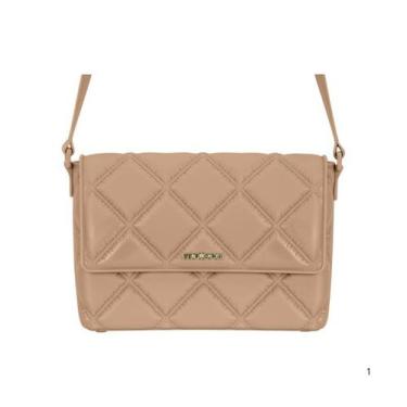 Imagem de Bolsa Moleca Transversal Quadrada Feminina Nude, Nude, UN