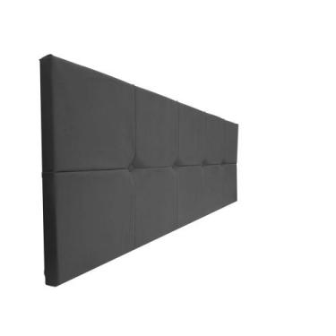 Imagem de Painel Cabeceira De Casal Super King 195cm Para Cama Box Nina Suede Ci