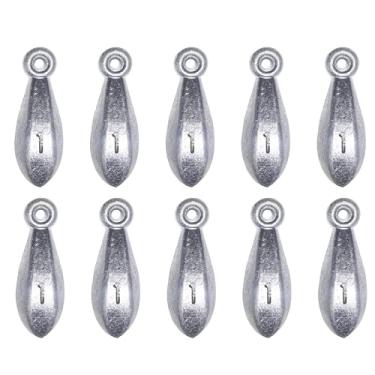 Imagem de TKHDBF Pesos de Pesca de Chumbadas de Banco Pesos de Bala de Chumbadas para Pesca de Surf Pesca de Píer Pesca de Banco Equipamento de Pesca de Água Salgada 1Oz A 8Oz