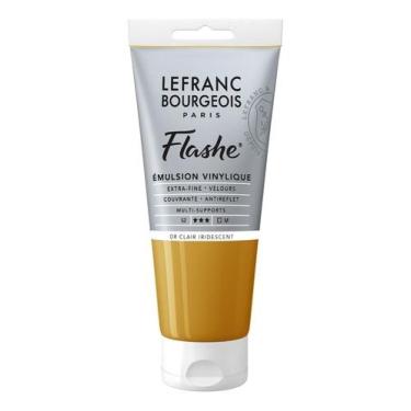 Imagem de Tinta Acrílica Flashe Lefranc 80ml 834 Light Gold Iridescent - Lefranc