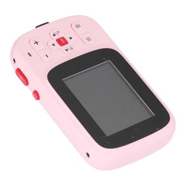 Imagem de Câmera Digital, Câmera Selfie Compacta 2,5K Zoom 16x um 72MP Bateria de Longa Duração Anti-vibração para Vlog de Viagens (Rosa)