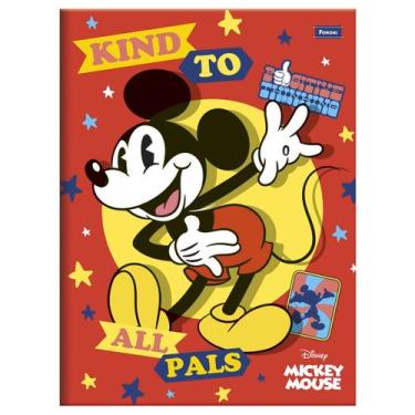 Imagem de Caderno Foroni pequeno Mickey Mouse brochura 80 folhas