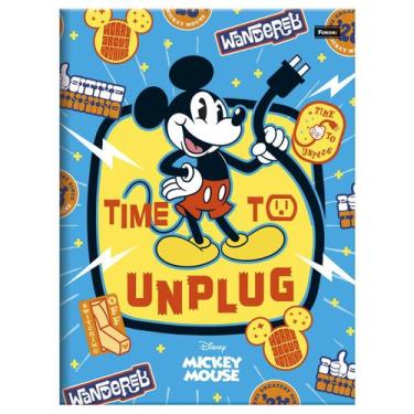 Imagem de Caderno Foroni pequeno Mickey Mouse brochura 80 folhas