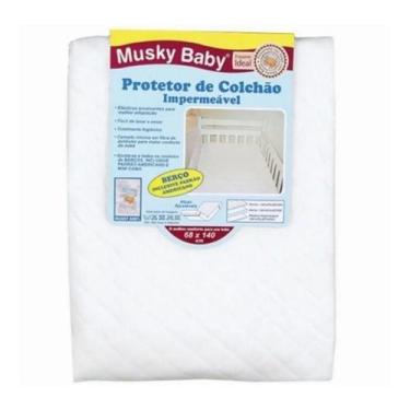 Imagem de Protetor Lençol Capa de Colchão Impermeável Para Berço e Mini Cama - M