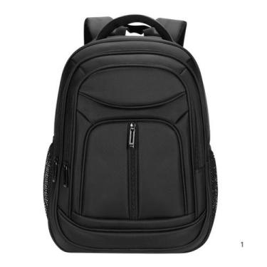 Imagem de Mochila Para Notebook Material Oxford Vinho Com Preto - Importadas