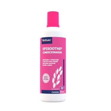 Imagem de Virbac Condicionador Episoothe Tratamento Peles Sensíveis e Irritadas para Cães e Gatos 250mL