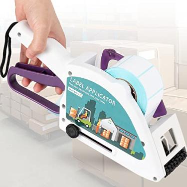 Imagem de Spolehli Aplicador de Etiqueta, Aplicador de Código de Barras Portátil, Pistola Aplicador de Etiqueta Manual, Redondo, Quadrado, Máquina de Rotulagem de Garrafas Planas, Etiquetador Portátil para Núcl