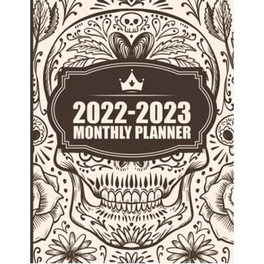 Imagem de 2022-2023 Monthly Planner: 2 Years of Planning With Federal Holidays | A4-2 Year Monthly Planner/Calendar/Schedule - To Do List - 24 Months ... 2022 Up To December 2023 | Cool Skull Cover