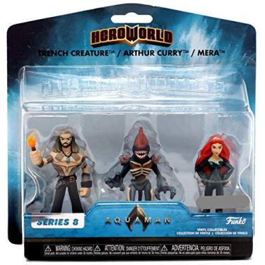 Imagem de Funko Hero World - Aquaman Movie [Series 8] - Trench Creature / Arthur Curry / Mera [3 Pack] - Target Exclusive