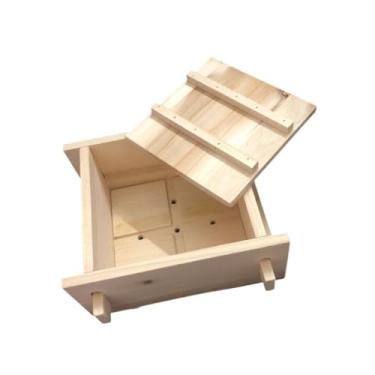 Imagem de Ｂｅｓｇａ Fabricante de prensa de tofu, fabricante de coalhada de soja, aparelho de cozinha essencial, faça você mesmo, manual de prensagem para queijo, 15cmx15cmx8.8cm