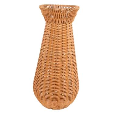 Imagem de Gralara Vaso de flores, vaso de botões, vaso de plantas, flores secas, presente de mesa, arranjo floral, decoração para casa, escritório, casamento, cozinha, Altura 40 Cm