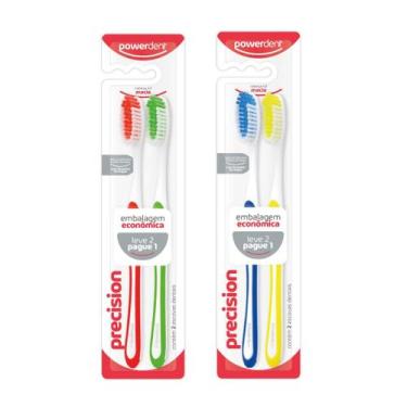 Imagem de Escova dental PRECISION MACIA c/ 2 unidades 2165 - powerdent